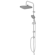 Colonna doccia H93cm in acciaio cromato soffione rettangolare Platinum Feridras