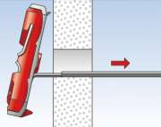 Inserimento tassello duotec basculante