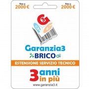 Garanzia 3 Estensione servizio tecnico Brico fino a 2000.00 Euro