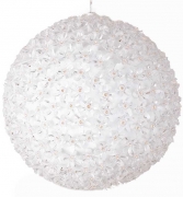 Sfera Natalizia a Led 18 Cm 100 Led Multicolore Rosa Trade