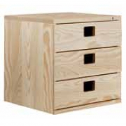 Cubo 3 cassetti dinamic 6.11 grezzo Spallanzani