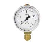 Manometro con attacco radiale da 50mm Leo