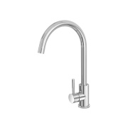 Miscelatore per lavello canna alta in acciaio inox cromato Kitchen Feridras