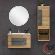 Mobile da bagno sospeso 100cm riviera con 2 cassetti Urban Feridras