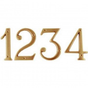 Numero civico in stile classico Silmec