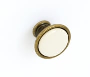 Pomello in porcellana 34 mm Giusti