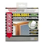 Paraspifferi finestre Isolsoff in PVC Saratoga