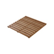 Pedana per doccia 50x50cm in legno di bambù Feridras