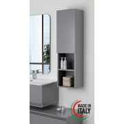 Pensile da bagno sospeso grigio 30x115cm Pastello Feridras