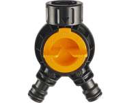 Presa rubinetto 3-4 a doppia uscita GF