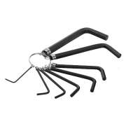Serie di chiavini esagonali Kraftixx 8 pz da 2 a 10 mm