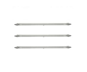 Set 3 lampade alogene per stufe Vinco 15.2 cm 400 watt