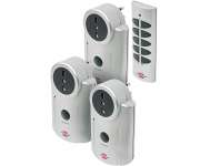 Set 3 prese bivalenti con radiocomando a distanza RC3600 Brennenstuhl