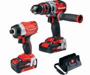 Trapano a percussione a batteria ed avvitatore ad impulsi 18V Brushless Einhell