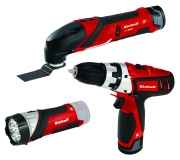 Set Utensile multifunzione con Trapano a batteria a litio TE-TK 12 Li Einhell