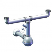 Sifone a boccia da 1 e 1-2 con 2 vie Gt Comis D2500FL