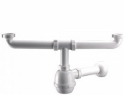 Sifone da 1''1-2 in polietilene con 2 bacini Gt Comis 162113