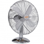 Ventilatore da Tavolo Cromato 40 watt 30 cm Vinco 70603