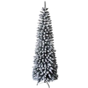 Albero di natale innevato Slim Dimitri 180-240 cm