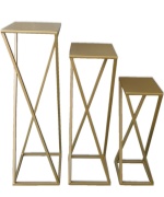 Alzate in metallo per decorazioni 3 pz Cross Prodotto artigianale Made in italy