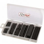 Assortimento di guaine termorestringenti 127 pz in valigetta Ribimex
