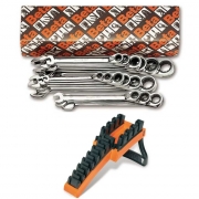 Chiavi combinate fisse e a cricchetto Beta Action serie da 11 pz