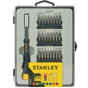 Cacciaviti di precisione con inserti 32 pz Stanley 62634