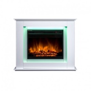 Camino Elettrico 1600w Edison Bianco