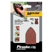 Carta Abrasiva per levigatrice Mouse Grana 120 Black and Decker