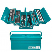 Cassetta porta attrezzi con 59 utensili Total TOTTHTCS12591