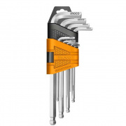 Chiavi esagonali lunghe con Ball point Ingco HHK12091
