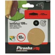 Dischi abrasivi 125 mm grana 120 per platorelli da trapano Black and decker
