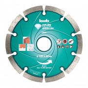 Disco da taglio diamantato 115 x 22 mm corona liscia Kwb