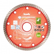 Disco da taglio diamantato turbo 115 x 22 m Kwb 