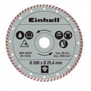 Disco Diamantato 200 mm Einhell Corona segmentata Tpr 200