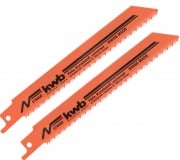 Lame universale per sega a gattuccio 2 pz 153 mm per acciaio legno e cartongesso