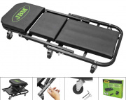 Lettino sottomacchina pieghevole da officina doppia funzione Jbm 53211