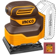 Levigatrice a batteria 20V solo con 5 nastri abrasivi Ingco CSHSLI2014