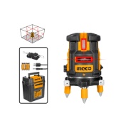 Livella laser a raggio rosso incrociato autolivellante 30m Ingco HLL306505