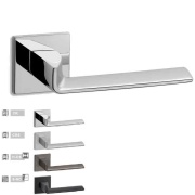 Maniglie per porte interne Edge R6 Bocchetta quadrata Ento