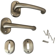 Maniglie per porte interne nichel Vinca Valli e Colombo