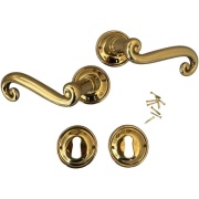 Maniglie per porte interne oro Rustic Valli e Colombo