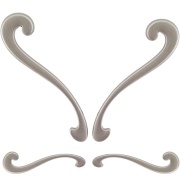 Maniglia per mobili linea decor serie 53 Dx Sx Giusti