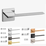 Maniglie per porte interne Cedro R6 Bocchetta quadrata Ento