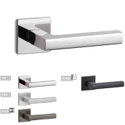 Maniglie per porte interne Unit R6 bocchetta quadrata Ento