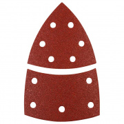 Nastri abrasivi triangolari per legno e metallo 100 x 62 93 mm Kwb 12pz