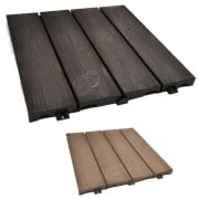 Piastrelle ad incastro 38x38 cm effetto legno Wood (4 mq 28 pz)