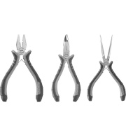 Pinze di precisione set da 3 pz Kwb 