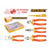 Pinze per elettricista 1000v 5 pz Ingco HKTV01P051