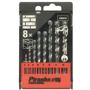 Punte per cemento zincate set da 8 pz 3-10 mm Black and decker